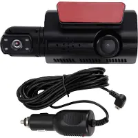 Tlily 3,0-Zoll-Dashcam für Autos, 1080P, 2 Objektive, Frontkamera, DVR-Videorecorder, , Innenkamera für Fahrzeug-Nachtsicht, B