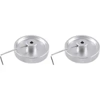Typecat 2Satz 200 mm X 6 mm Industrielles Messrad Aus Aluminiumlegierung für Mess-Encoder-Messrad für Industrielles Encoder-ZubehöR Encoder-Rad