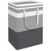 Tlily 75L WäSchekorb-Tasche, Wasserdichte WäScheköRbe, Zusammenklappbarer WäSchekorb mit VerläNgerten Griffen für Kleidung, Spielzeug, A