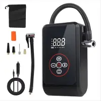 Typecat Reifenluftpumpe, Autokompressor für Motorrad, Fahrrad, Ballzubehör P
