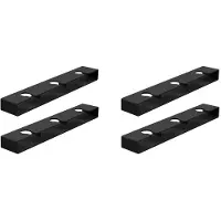 Torribaly Weinglashalter, Weinglasregal im 4Er-Pack, Weinglashalter Ohne Bohren Unter Dem Schrank, HäNgender Stielglasregal-Organizer