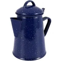 Tlily 1.2L Emaille Kaffeekanne Hand Tee Wasserkocher Teekanne Vintage Home Decor Sternenhimmel Blau Teekanne Cafe Tools