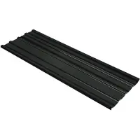 vidaXL Dachpaneel 12 stk. Anthrazit 129 x 45 cm Verzinkter Stahl