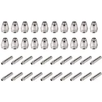 Tlily 40 StüCke AG60 Plasma Schneid Brenner Verbrauchs SG55 Plasma Schneider Kit 60A AG-60 Plasma Schneid Brenner Spitze Elektroden DüSe