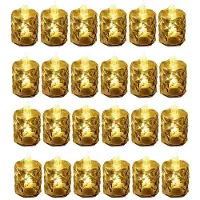 Typecat 24 Pcs Led Teelicht Kerzen Batterie Betrieben Rauchfreien Kerze Lampe für