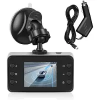 Tlily 2,2-Zoll-Fahrrekorder Voll 1080P Loop-Aufnahme Bewegungserkennung, Weitwinkel-Nachtsicht-Fahrrekorder