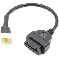 Tlily 6 Pin ein Obd 16 Pin Adapter Kabel Motorrad Fehler Erkennung Stecker für
