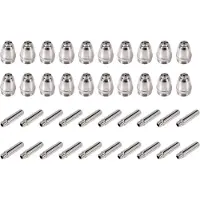 Typecat 40Pcs AG60 Plasma Cutting Torch Consumable SG55 Cutter Kit 60A -60 Tip