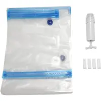 Tlily Unter Vakuum Taschen 20 Pack Wiederverwendbare Elektrische Vakuum Lebensmittel Lagerung Speichern Sie Den Versiegelungs Kocher mit 1 Hand Pumpe, 3