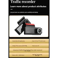 Typecat 3-Kanal-Auto-DVR-Dashcam für Autos Rückfahrkamera Videorecorder Pa