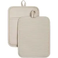 Tlily Silikon-Mikrowellenhandschuhe, Verbrühungssicher, Wärmeisolierend, Rutschfest, für Hohe Temperaturen, zum Backen im Ofen, Spezielle Isolierpads