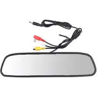 Tlily 4,3 Zoll Auto DVR Dash Kamera RüCkspiegel Monitor UnterstüTzt 2 Wege Videorecorder Autokamera LCD Bildschirm