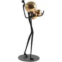 Torribaly KreativitäTsfigur, Statue, Moderne Abstrakte Kunst, Metall, Eisen, Kunstskulptur, Heimdekoration, Wohnzimmer, Schlafzimmer, BüRo