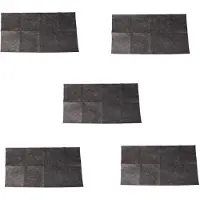 Tlily 5X Lautsprecher Tuch Auto Subwoofer Box Polyester Faser Schall Absorbierende Board Kleidung Anti Seismische Decke Filz Grau