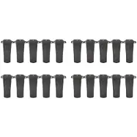 Torribaly 20PCS Guertelclip Fuer H777 Hot Modell Radio BF-666S BF-777S BF-888S 666S 777S 888S Walkie Talkie Zubehoer Klemmen Schwarz