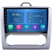 RoverOne 4G+64G Autoradio Bluetooth CarPlay Android Auto GPS für Ford Focus 2 Mk 2 2004 - 2011 AT