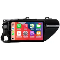 RoverOne Autoradio Bluetooth CarPlay GPS-Navigation Touchscreen für Toyota Hilux Pick Up AN120 2015 - 2020
