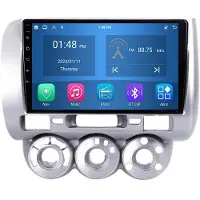 RoverOne 4G+64G Autoradio Bluetooth CarPlay Android Auto GPS für Honda Jazz 1 GD 2001 - 2008 Fit 2001 - 2009