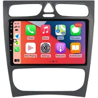 RoverOne Autoradio Bluetooth CarPlay GPS-Navigation Touchscreen für Mercedes Benz C Class S203 CL203 W203 2000 - 2004