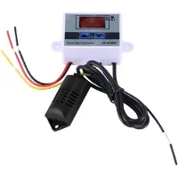 Tlily Hygrometer Feuchte Regler Für Digitale Feuchte Regler 0 - 99% Rh Hygrostat Mit Feuchte Sensor AC220V