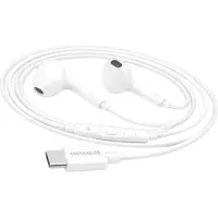 Avizar Mayaxess, USB-C Kabelkopfhörer mit Mikrofon für Galaxy S23, Weiß