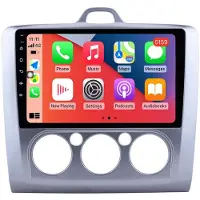 RoverOne Autoradio Bluetooth CarPlay GPS-Navigation Touchscreen für Ford Focus 2 Mk 2 2004 - 2011 MT