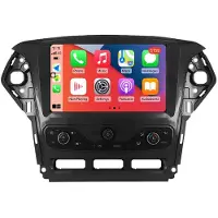 RoverOne Autoradio Bluetooth CarPlay GPS-Navigation Touchscreen für Ford Mondeo Fusion 2010 - 2014