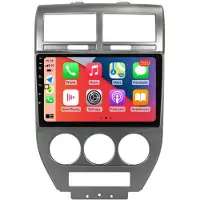 RoverOne Autoradio Bluetooth CarPlay GPS-Navigation Touchscreen für Jeep Compass 1 MK 2006 - 2010
