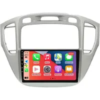 RoverOne Autoradio Bluetooth CarPlay GPS-Navigation Touchscreen für Toyota Highlander 1 XU20 2001 - 2007