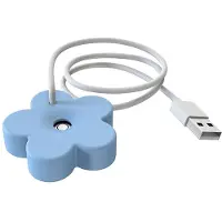 Tlily Tragbarer -Luftbefeuchter mit USB-Kabel-Dichtungsdesign Tankloser Luftbefeuchter für die Reise, PersöNlicher Luftbefeuchter für Schlafzimmer, Blau