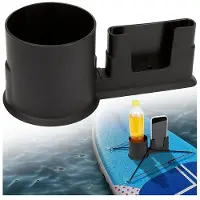 Melitt 2X 2-in-1-Getränkehalter für Paddleboards, Kajak-Getränkehalter, Getränke- und Telefonhalter, Paddleboard- und Kajak-Zubehör
