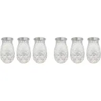 Melitt 6 Stück Ananas-Cocktailgläser, Geprägte Saftgläser für Cocktails und Getränke