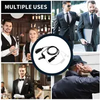 Tlily Walkie Talkie Luft Akustik Rohr PPT Headset OhrhöRer für Xir P6600 P6620 XPR3300 XPR3500 MTP3250