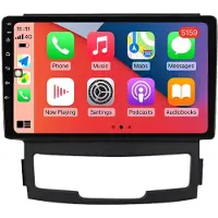 RoverOne Autoradio Bluetooth CarPlay GPS-Navigation Touchscreen für SsangYong Korando 3 Actyon 2 2010 - 2013