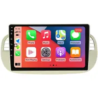 RoverOne Autoradio Bluetooth CarPlay GPS-Navigation Touchscreen für Fiat 500 2007 - 2015