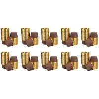 Tlily 500 Stücke Aluminium Folie Cupcake Cups Einweg Muffin Liner Back Förmchen Aluminium Cupcake Gold +