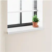 vidaXL Fensterbank Weiß 60 x 35 x 4,5 cm PVC