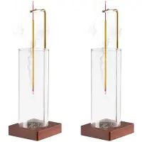 Wella 2X RäUcherstäBchenhalter für StäBchen, 25,4 cm (10 Zoll) Anti-Asche Fliegender RäUcherstäBchenhalter mit Abnehmbarem AschefäNger, Umgedrehtes
