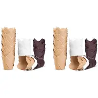 Wella 400 Stück Tulpen-Cupcake-Förmchen, Muffin-Förmchenhalter für Backförmchen, Fettdichte Cupcake-Förmchen für Party, Weihnachten