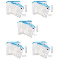 Melitt Unter Vakuum Taschen 75 Pack Wiederverwendbare Elektrische Vakuum Lebensmittel Lagerung Speichern Sie Den Versiegelungs Kocher mit 5 Hand Pumpe, 2