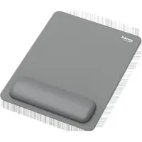 Fellowes Mauspad Breyta XL, mit Handgelenkauflage und Microban-Schutz, Gummi, L 280 x B 210 x H 17,5 mm, grau