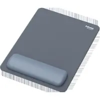 Fellowes Mauspad Breyta XL, mit Handgelenkauflage und Microban-Schutz, Gummi, L 280 x B 210 x H 17,5 mm, marineblau