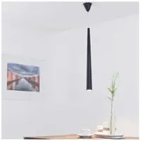 Licht-Erlebnisse Pendelleuchte Modern "Quebeck" Schwarz Metall 3-flammig Hängelampe Wohnzimmer Esszimmer Esstisch
