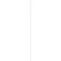 vidaXL Schiebetür 83 x 202 cm Massives Kiefernholz Weiß