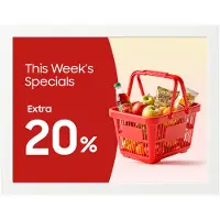 Samsung EM13DX EMDX series - 13" Class (13.3" viewable) e-Paper display - E Ink Spectra 6 - for digital signage *DEMO*