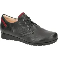 Think! Think MENSCHA Damenschuhe - bequeme Schnür- Halbschuhe schwarz Freizeit NEU
