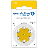EverActive Pack de 60 piles pour appareil auditif 10 / PR70 -