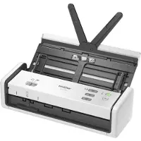 Brother ADS-1300, 215,9 x 355,6 mm, 600 x 600 DPI, 1200 x 1200 DPI, 7 Seiten pro Minute, ADF-Scanner, Weiß
