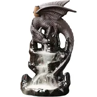 Melitt Weihrauch Wasserfall Weihrauch Brenner Keramik Drache Dekoratives Spiel Mixed Weihrauch Kegel Wasserfall Raucher Zimmer Dekor