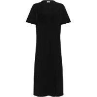Kaffe Jerseykleid "Damen Jerseykleid KAmiranda", Damen, Gr. M, N-Gr, schwarz (schwarz deep), Obermaterial: 95% Polyester PES. 5% Elasthan EL., Kleider Jerseykleid